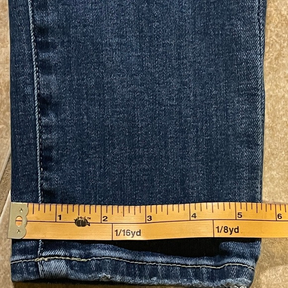 Frame Womens Le Garcon Boyfriend Jeans Size 27 Blue Distressed Covant Midrise - Picture 9 of 15